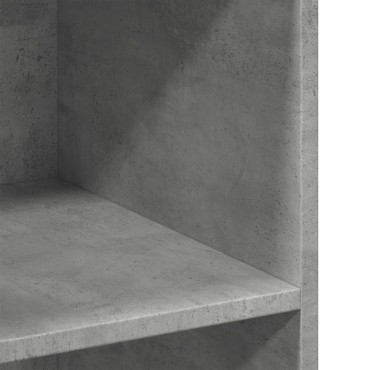 vidaXL Βοηθητικό Ντουλάπι Γκρι Σκυρ. 70x41x93cm από Επεξεργασμένο Ξύλο 1 τεμ.