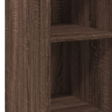 vidaXL Μπουφές Καφέ Δρυς 30x41x93cm από Επεξεργασμένο Ξύλο 1 τεμ.
