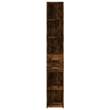 vidaXL Ντουλάπι Καπνιστή Δρυς 30x42,5x185cm από Επεξεργασμένο Ξύλο 1 τεμ.