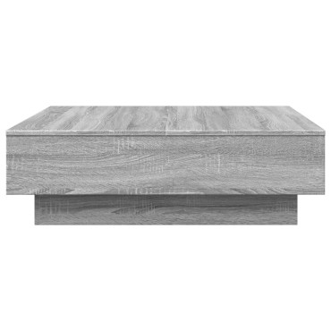 vidaXL Τραπεζάκι Σαλονιού Γκρι Sonoma 90x90x28cm Επεξεργασμένο Ξύλο 1 τεμ.