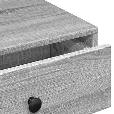 vidaXL Τραπεζάκι Σαλονιού Γκρι Sonoma 90x90x28cm Επεξεργασμένο Ξύλο 1 τεμ.
