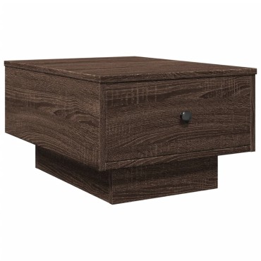 vidaXL Τραπέζι Σαλονιού Καφέ Δρυς 60x45x31cm Επεξεργασμένο Ξύλο 1 τεμ.