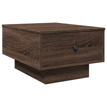 vidaXL Τραπέζι Σαλονιού Καφέ Δρυς 60x45x31cm Επεξεργασμένο Ξύλο 1 τεμ.