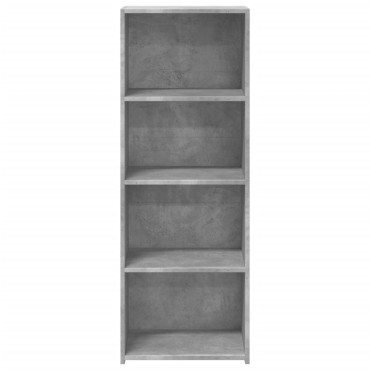 vidaXL Ντουλάπι Γκρι Σκυρ. 45x41x124cm από Επεξεργασμένο Ξύλο 1 τεμ.