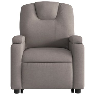 vidaXL Πολυθρόνα Ηλεκτρική Ανακλ.Taupe Υφασμάτινη 74x88x97cm 1 τεμ.