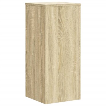 vidaXL Βάσεις Φυτών 2 Τεμ. Sonoma Δρυς 30x30x70 εκ. Επεξεργασμένο Ξύλο