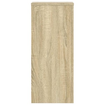vidaXL Βάσεις Φυτών 2 Τεμ. Sonoma Δρυς 30x30x70 εκ. Επεξεργασμένο Ξύλο