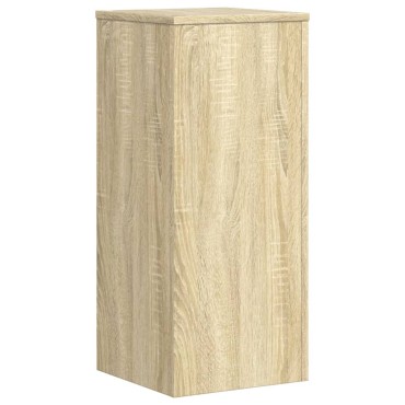 vidaXL Βάσεις Φυτών 2 Τεμ. Sonoma Δρυς 30x30x70 εκ. Επεξεργασμένο Ξύλο