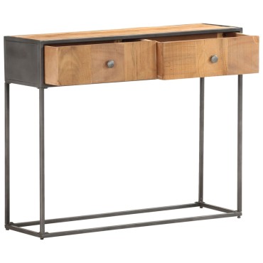 vidaXL Τραπέζι Κονσόλα 90x30x75cm Μασίφ Ανακυκλωμένο Ξύλο 1 τεμ.