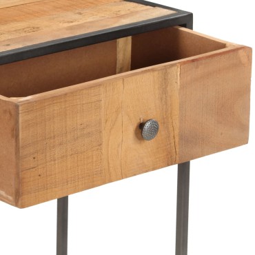vidaXL Τραπέζι Κονσόλα 90x30x75cm Μασίφ Ανακυκλωμένο Ξύλο 1 τεμ.