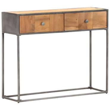 vidaXL Τραπέζι Κονσόλα 90x30x75cm Μασίφ Ανακυκλωμένο Ξύλο 1 τεμ.