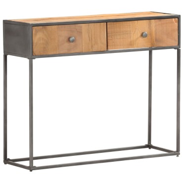 vidaXL Τραπέζι Κονσόλα 90x30x75cm Μασίφ Ανακυκλωμένο Ξύλο 1 τεμ.