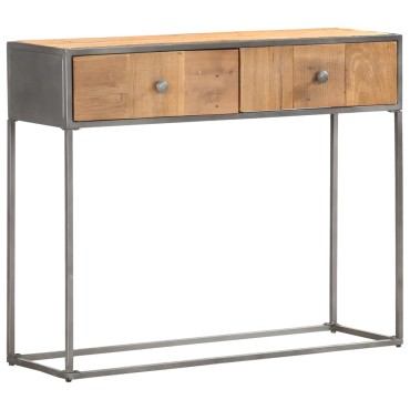 vidaXL Τραπέζι Κονσόλα 90x30x75cm Μασίφ Ανακυκλωμένο Ξύλο 1 τεμ.