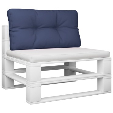 vidaXL Μαξιλάρι Παλέτας Ναυτικό Μπλε 70x40x12cm Ύφασμα Oxford