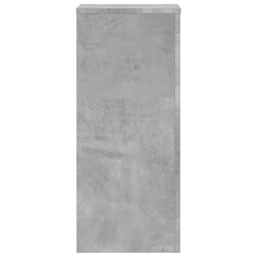 vidaXL Βάσεις Φυτών 2τεμ Γκρι Σκυρ. 30x30x70εκ. από Επεξεργασμένο Ξύλο