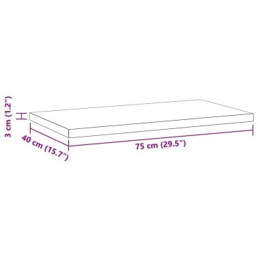 vidaXL Ράφια Τοίχου 2 τεμ. Μαύρο 75x40x3cm Ανοξείδωτο Ατσάλι