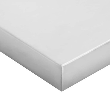 vidaXL Ράφια Τοίχου 2 τεμ. Ασημί 50x23,5x3cm Ανοξείδωτο Ατσάλι