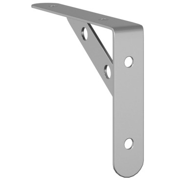 vidaXL Στηρίγματα Ραφιών 4 τεμ. Ασημί 15x2,5x11,5cm Ανοξείδωτο Ατσάλι