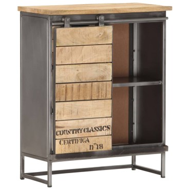 vidaXL Ντουλάπι με Συρτάρια 60x30x70cm από Μασίφ Ξύλο Μάνγκο 1 τεμ.