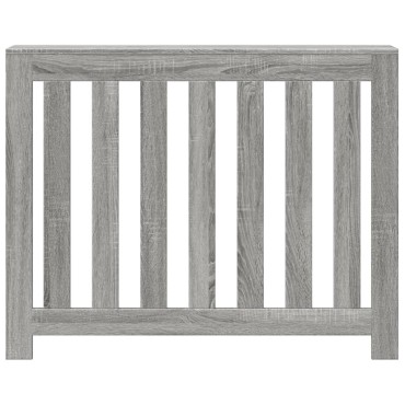 vidaXL Κάλυμμα Καλοριφέρ Γκρι Sonoma 104x20x82εκ Επεξεργασμένο Ξύλο