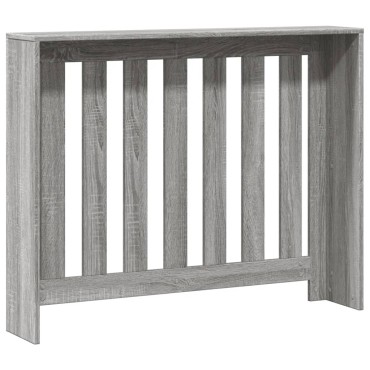 vidaXL Κάλυμμα Καλοριφέρ Γκρι Sonoma 104x20x82εκ Επεξεργασμένο Ξύλο