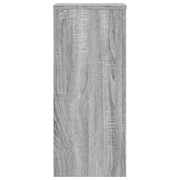 vidaXL Βάσεις Φυτών 2 Τεμ. Γκρι Sonoma 30x30x70 εκ. Επεξεργασμένο Ξύλο