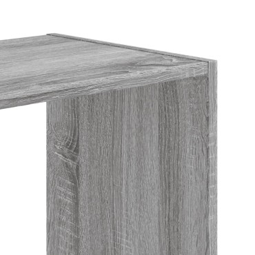 vidaXL Βιβλιοθήκη Γκρι Sonoma 68,5x32x68,5cm από Επεξεργ. Ξύλο 1 τεμ.