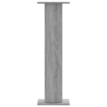vidaXL Βάσεις Ηχείων 2 Τεμ. Γκρι Sonoma 30x30x95εκ. Επεξεργασμένο Ξύλο