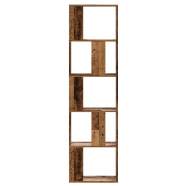 vidaXL Βιβλιοθήκη 5 Επιπέδων 45x23,5x162,5cm Επεξεργ. Ξύλο 1 τεμ.