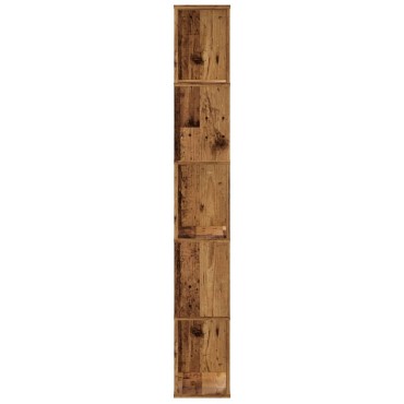 vidaXL Βιβλιοθήκη 5 Επιπέδων 45x23,5x162,5cm Επεξεργ. Ξύλο 1 τεμ.