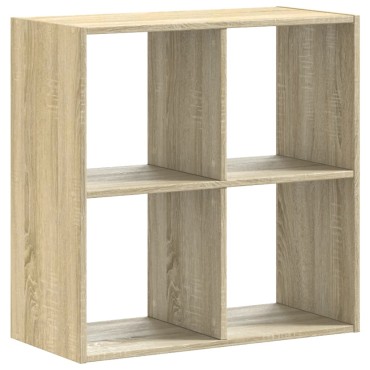 vidaXL Βιβλιοθήκη Sonoma Δρυς 68,5x32x68,5cm από Επεξεργ. Ξύλο 1 τεμ.