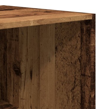 vidaXL Ντουλάπα Όψη Παλαιού Ξύλου 80x50x200cm από Επεξεργασμένο Ξύλο 1 τεμ.