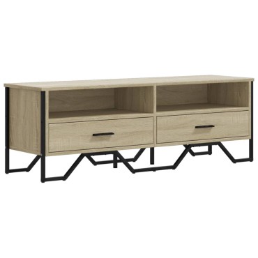 vidaXL Έπιπλο Τηλεόρασης Sonoma Δρυς 122x34x41cm Επεξεργασμένο Ξύλο