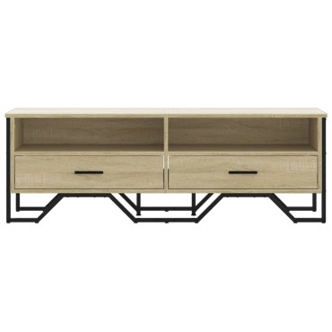vidaXL Έπιπλο Τηλεόρασης Sonoma Δρυς 122x34x41cm Επεξεργασμένο Ξύλο
