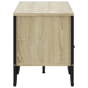 vidaXL Έπιπλο Τηλεόρασης Sonoma Δρυς 122x34x41cm Επεξεργασμένο Ξύλο