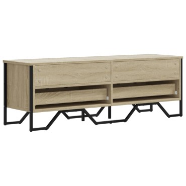 vidaXL Έπιπλο Τηλεόρασης Sonoma Δρυς 122x34x41cm Επεξεργασμένο Ξύλο