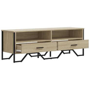 vidaXL Έπιπλο Τηλεόρασης Sonoma Δρυς 122x34x41cm Επεξεργασμένο Ξύλο