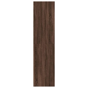 vidaXL Ντουλάπα Καφέ Δρυς 80x50x200cm από Επεξεργασμένο Ξύλο 1 τεμ.