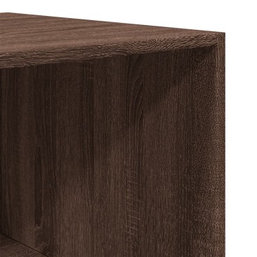 vidaXL Ντουλάπα Καφέ Δρυς 80x50x200cm από Επεξεργασμένο Ξύλο 1 τεμ.