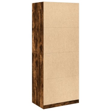 vidaXL Ντουλάπα Καπνιστή Δρυς 80x50x200cm από Επεξεργασμένο Ξύλο 1 τεμ.