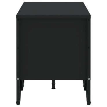 vidaXL Έπιπλο Τηλεόρασης Μαύρο 122x34x41cm Επεξεργασμένο Ξύλο