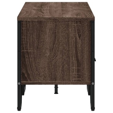 vidaXL Έπιπλο Τηλεόρασης Καπνιστή Δρυς 122x34x41cm Επεξεργασμένο Ξύλο