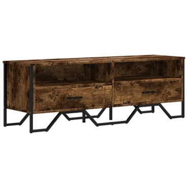 vidaXL Έπιπλο Τηλεόρασης Καπνιστή Δρυς 122x34x41cm Επεξεργασμένο Ξύλο