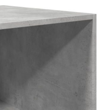 vidaXL Ντουλάπα Γκρι του Σκυροδέματος 80x50x200cm Επεξεργασμένο Ξύλο 1 τεμ.