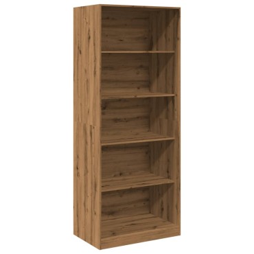 vidaXL Ντουλάπα Αρτισιανή Δρυς 80x50x200cm από Επεξεργασμένο Ξύλο 1 τεμ.