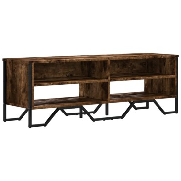 vidaXL Έπιπλο Τηλεόρασης Καπνιστή Δρυς 122x34x41cm Επεξεργασμένο Ξύλο