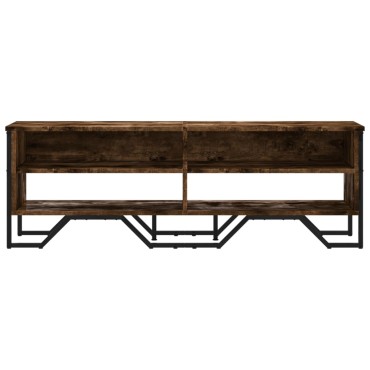 vidaXL Έπιπλο Τηλεόρασης Καπνιστή Δρυς 122x34x41cm Επεξεργασμένο Ξύλο