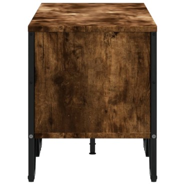 vidaXL Έπιπλο Τηλεόρασης Καπνιστή Δρυς 122x34x41cm Επεξεργασμένο Ξύλο