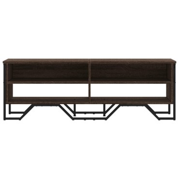 vidaXL Έπιπλο Τηλεόρασης Καπνιστή Δρυς 122x34x41cm Επεξεργασμένο Ξύλο