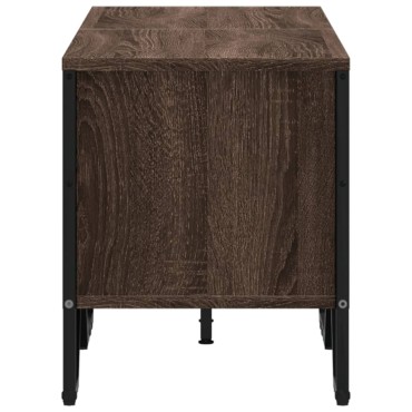 vidaXL Έπιπλο Τηλεόρασης Καπνιστή Δρυς 122x34x41cm Επεξεργασμένο Ξύλο
